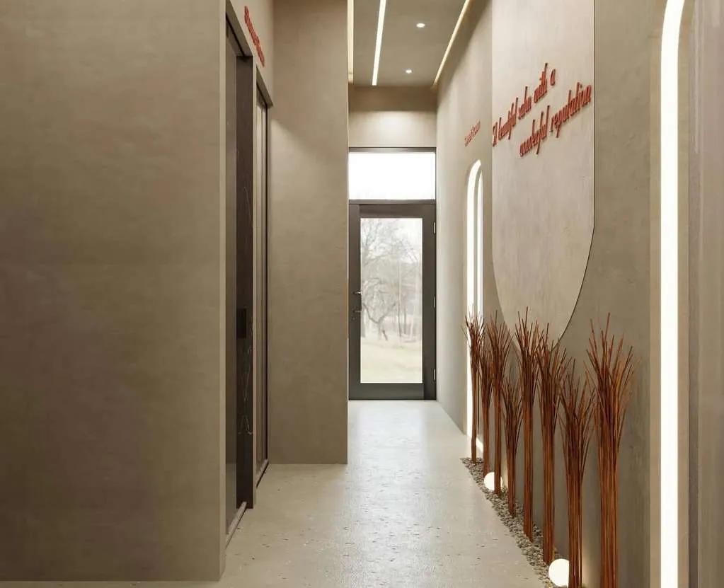 مركز تجميل — الفراغات الداخلية — تصور تصميمي 4